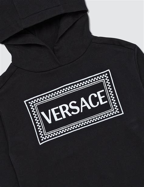 versace vintage logo hoodie|versace hoodie men's sale.